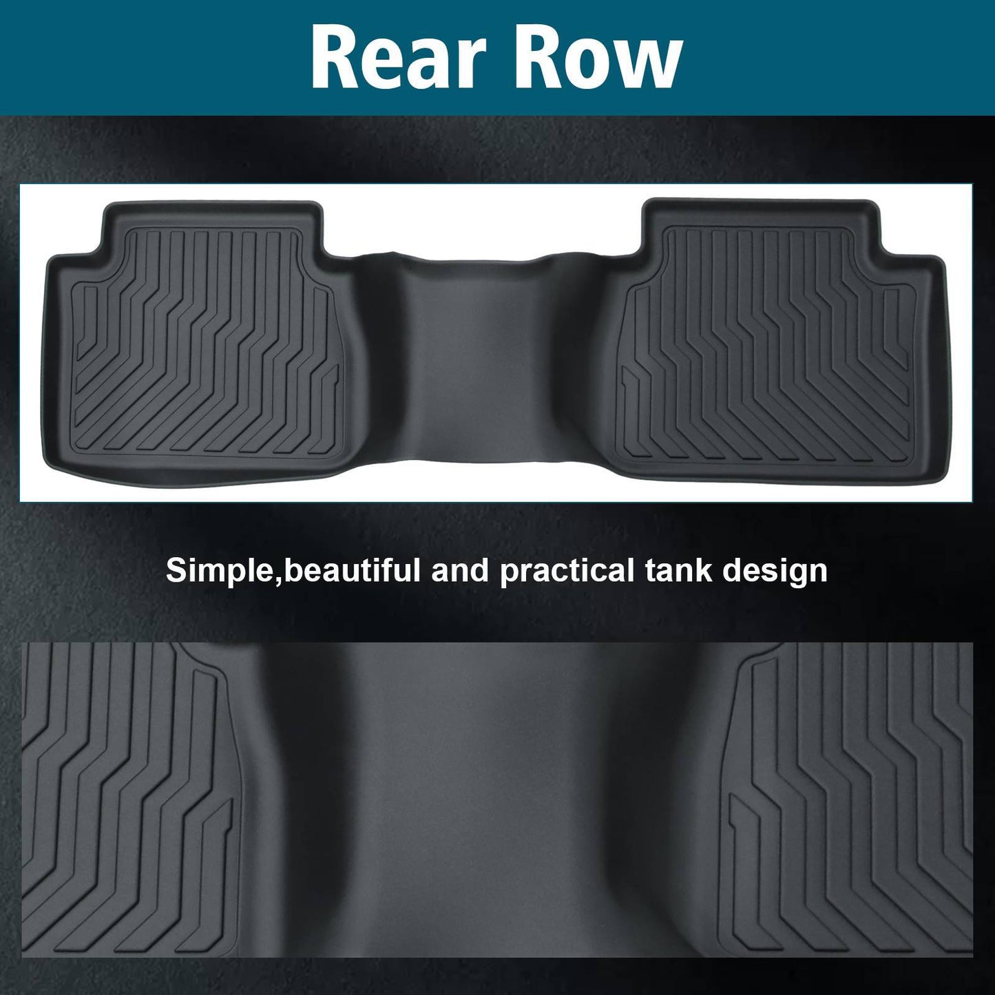 18-23 Camry All Weather Floor Mats TPE Rubber DOES NOT FIT 2018-2023 Camry Hybrid