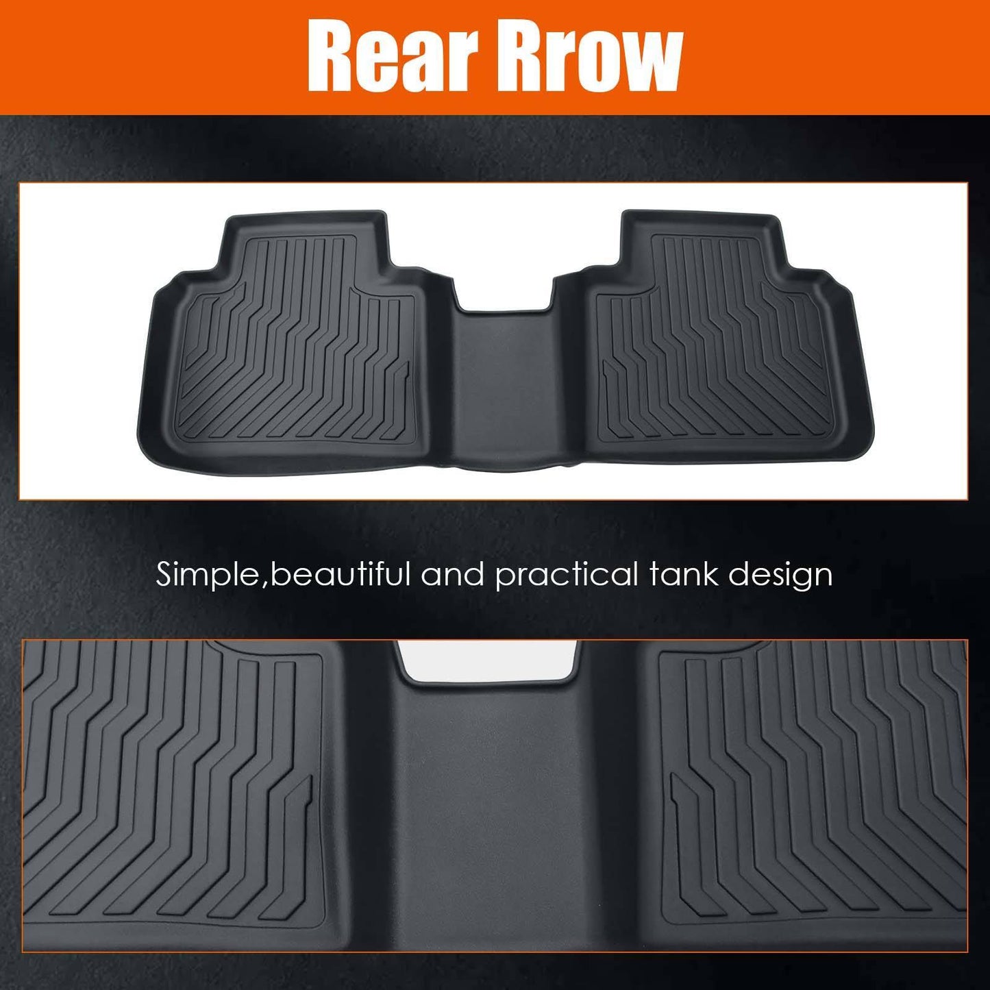 18-21 Accord TPE Rubber Car Floor Mats All-Weather