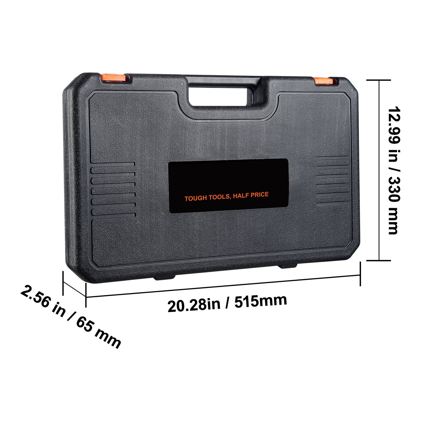 VEVOR Drive Deep Impact Socket Set, 34pcs Socket Set Metric 8-36mm 6 Point Cr-MO Alloy Steel For Auto Repair, Rugged Construction, Includes Heavy Duty Storage Case