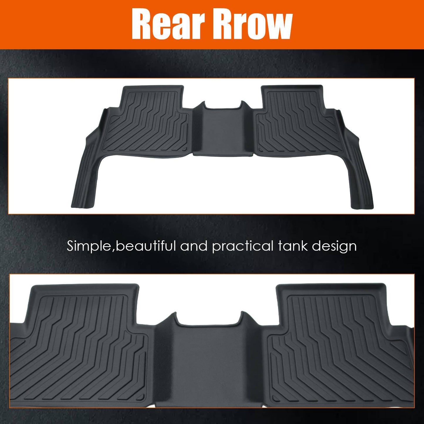 TPE Rubber Car Floor Mat 2015-2022 Chevrolet Colorado/ GMC Canyon Crew Cab