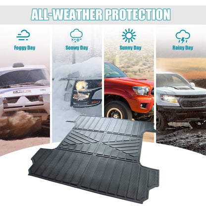 Truck Bed Mat For 2019-2024 Chevrolet Silverado GMC Sierra 1500 5.8ft Short Bed
