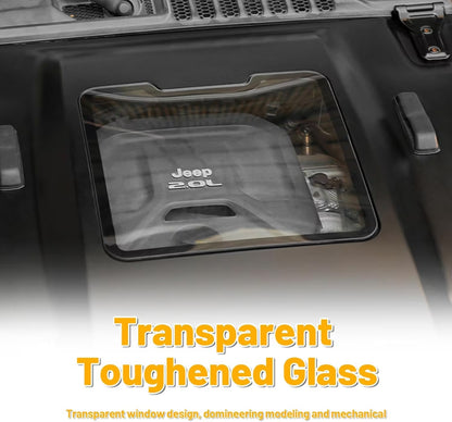 Space Capsule Style The Replacement Hood Wrangler JL JLU & 2020-2023 Gladiator JT