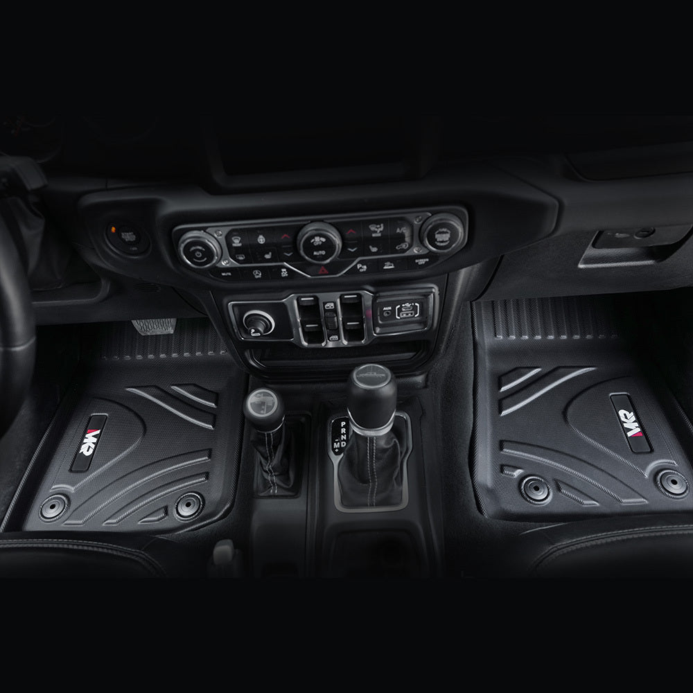 2022+ Jeep Gladiator/ Wrangler JT 3D TPE  All-weather Floor Mats