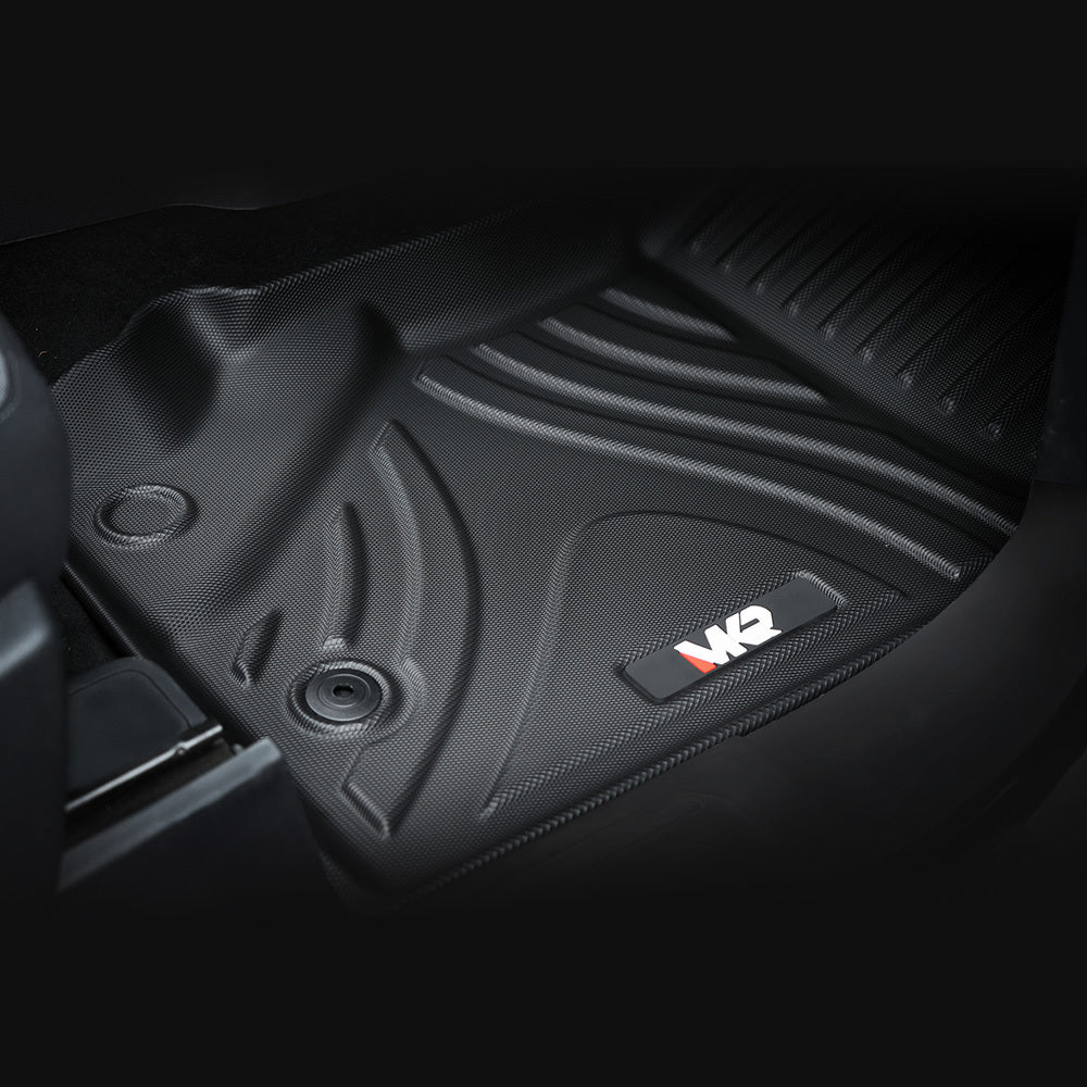 MKR Car Floor Mats For 2021-2023 Ford Bronco 3D TPE All-Weather Floor Mats - Full Set Interior Car Accessories All-Weather