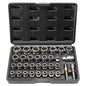 VEVOR Bolt Extractor Set, 29-Piece Bolt And Nut Remover Set, 6mm To 10mm, , CR-MO Steel Extraction Socket Set With Storage Case, For Removing Damaged Rusted Bolts, Nuts And Screws