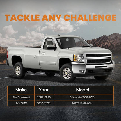 Leveling Kit W Diff Drop Spacers For Chevy Silverado/ GMC Sierra 1500 2007-2020