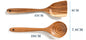 Teak Natural Wood Tableware Spoon Ladle Turner Rice Colander Soup Skimmer Cooking Tool Sets Spoon Scoop Kitchen Tools Gadgets