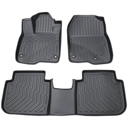 2023 CRV Hybrid Black All-Weather TPE Rubber Car Mats