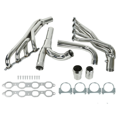 Exhaust Headers W,Y Pipe Fits Chevy GMC 2014-2017 5.3 6.2