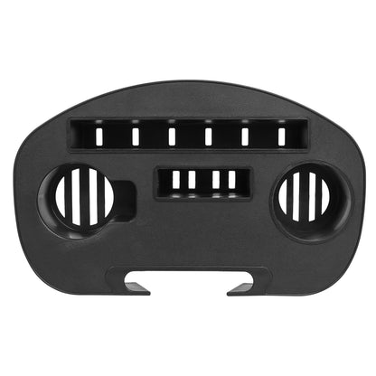 2pcs , Adjustable Folding Lounger With Pillow And Practical Tray For Deck, Terrace, Beach, Patio, Grey