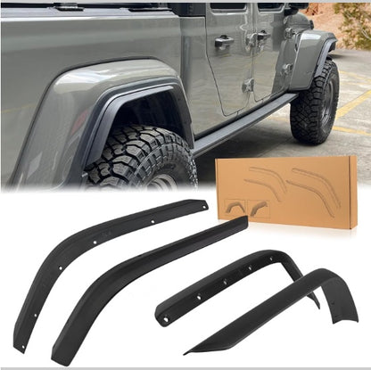 Front  Rear Fenders Compatible With 2020-2024 Wrangler Gladiator JT Sport  Willys