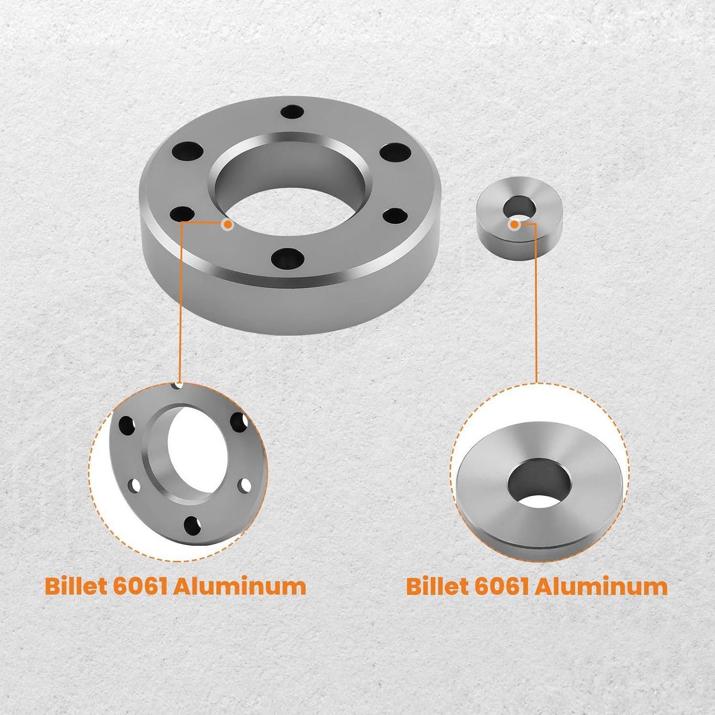 Leveling Kit W Diff Drop Spacers For Chevy Silverado/ GMC Sierra 1500 2007-2020