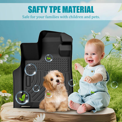 2022-2024 Acura MDX All Weather Car Floor Mats 3rd Row TPE Floor Liners For