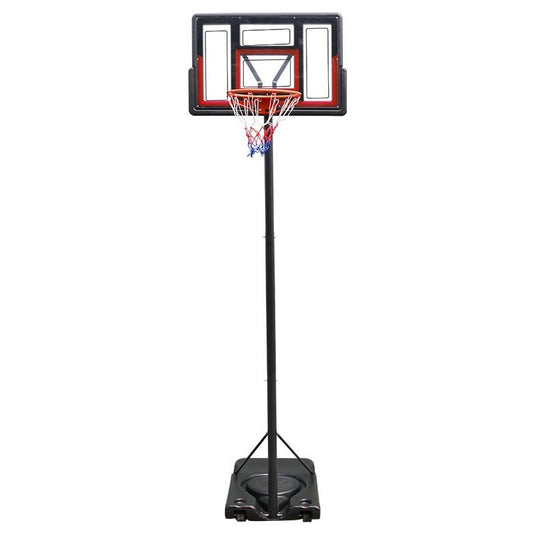 TotheCORE Basketball Stand 5.25-8.53 Ft Adjustable Portable Basketball Hoop & Goal With PC Backplate, Large Base And Wheels