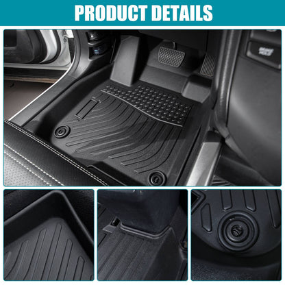 2022-2024 Acura MDX All Weather Car Floor Mats 3rd Row TPE Floor Liners For