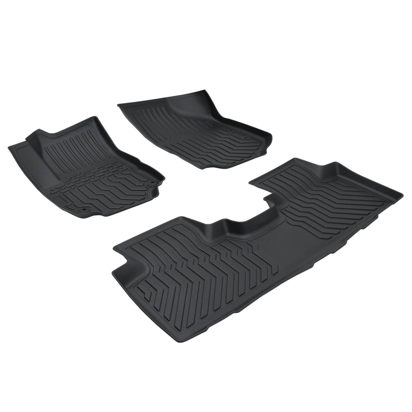 TPE Rubber Car Floor Mats For 18-22 Chevrolet Equinox & 18-23 GMC Terrain Terrain Denali