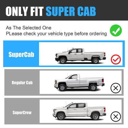 For 99-16 Ford F250-F550 Super Duty Extended Cab 6 Side Step Bar Running Boards