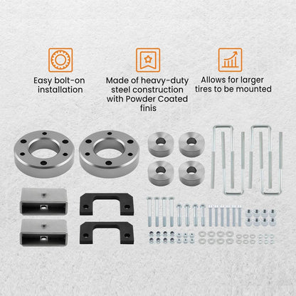 Leveling Kit W Diff Drop Spacers For Chevy Silverado/ GMC Sierra 1500 2007-2020