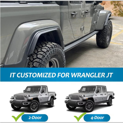 Front  Rear Fenders Compatible With 2020-2024 Wrangler Gladiator JT Sport  Willys