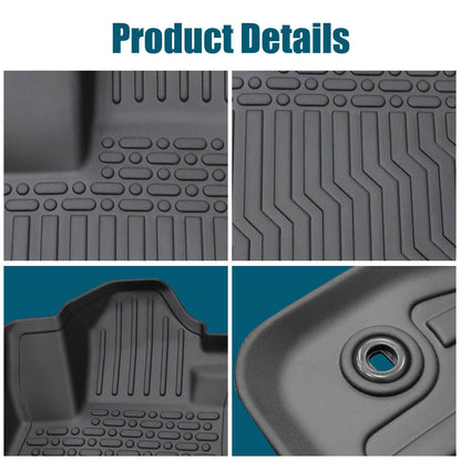 2023 CRV Hybrid Black All-Weather TPE Rubber Car Mats