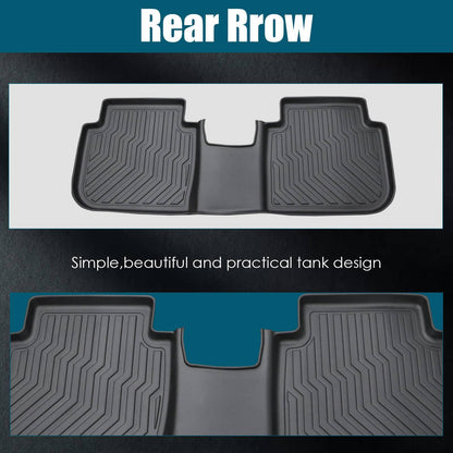 2023 CRV Hybrid Black All-Weather TPE Rubber Car Mats