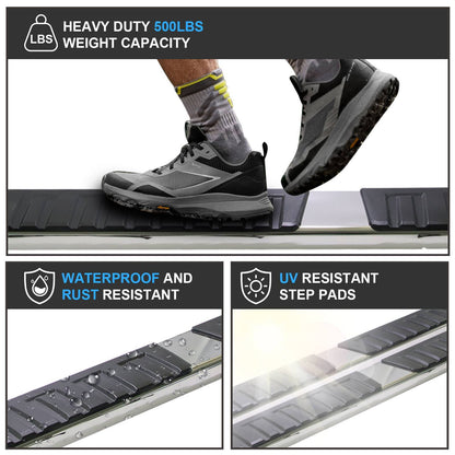 For 99-16 Ford F250-F550 Super Duty Extended Cab 6 Side Step Bar Running Boards