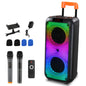 40W Multi Speaker, Light Rhythm Change, Bluetooth Remote Control, Plastic Rod Speaker