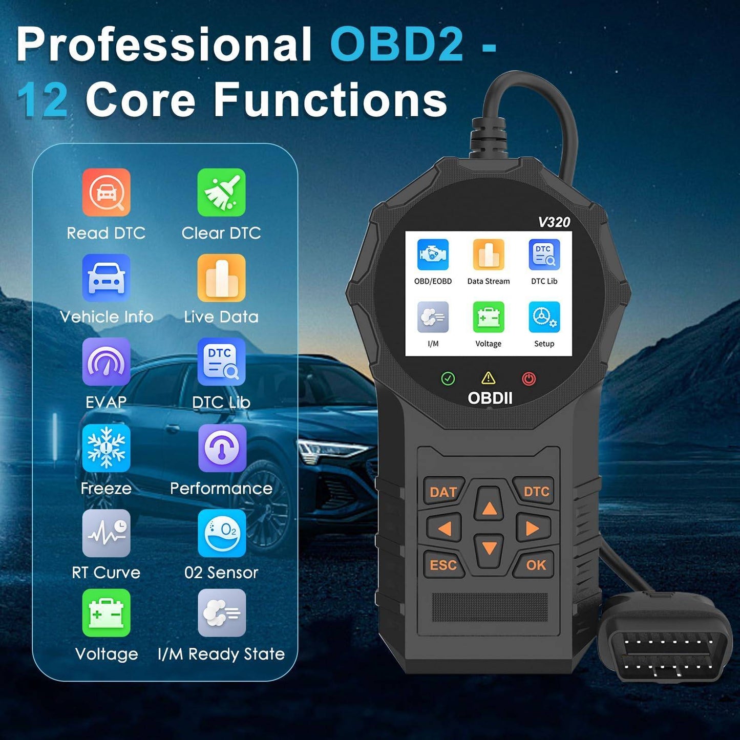 Automotive OBD2 Scanner OBD Code Reader/ Diagnostic Tool