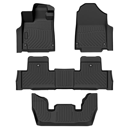 2022-2024 Acura MDX All Weather Car Floor Mats 3rd Row TPE Floor Liners For