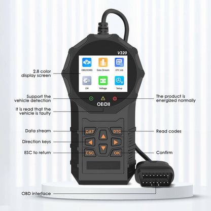 Automotive OBD2 Scanner OBD Code Reader/ Diagnostic Tool